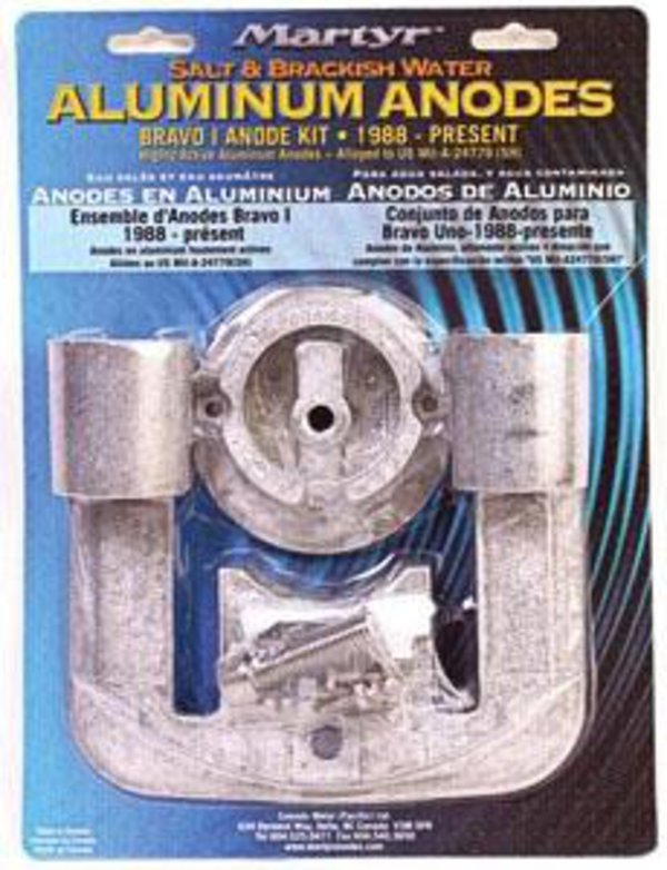 Allpa Anode kit aluminium Bravo I