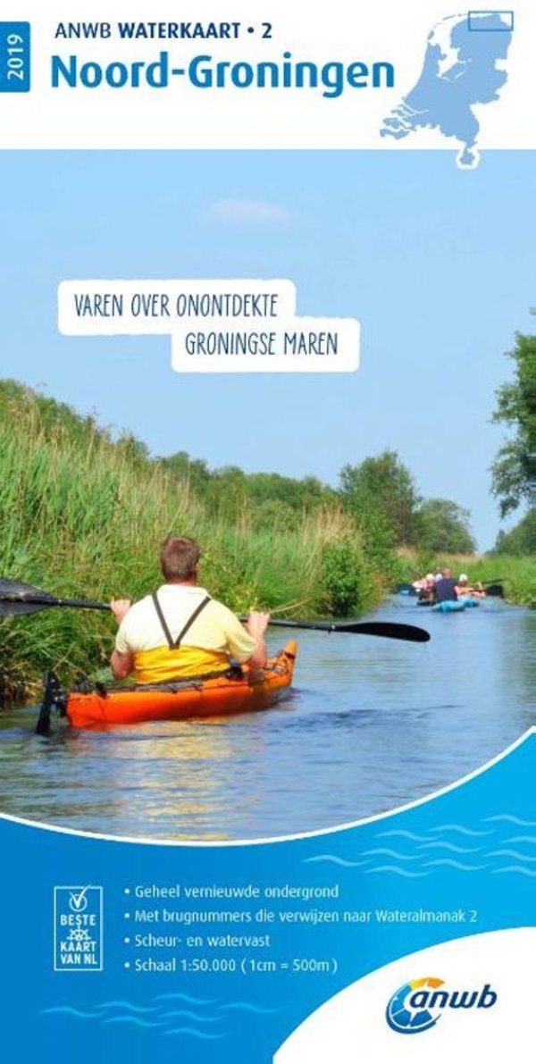 ANWB Waterkaart 2 Noord-Groningen 