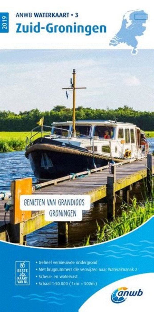 ANWB Waterkaart 3 Zuid-Groningen 