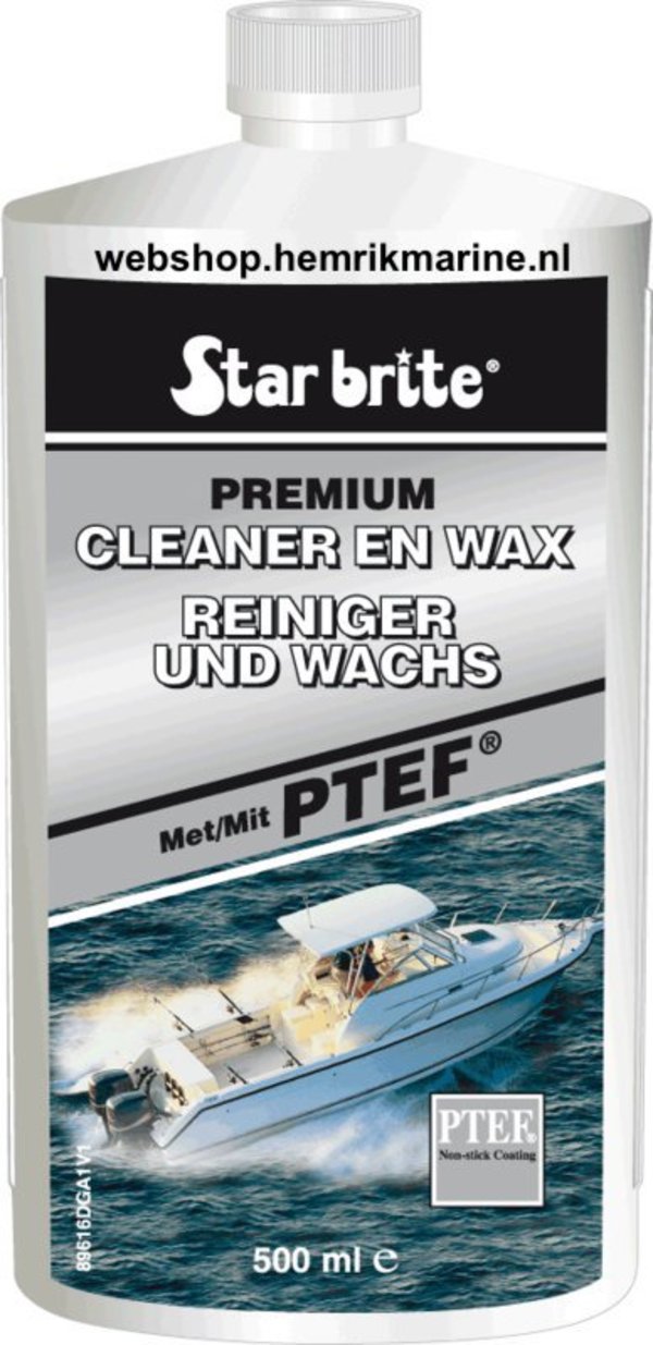 Starbrite Cleaner & Wax met PTEF 500ml.