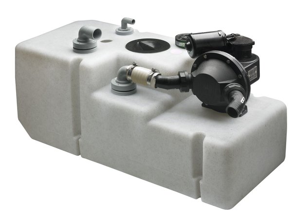VETUS vuilwatertanksysteem 88 liter, incl. 24 Volt pomp & sensor