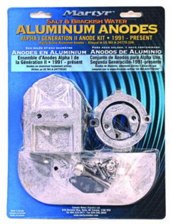 Allpa Anode kit aluminium Alpha 1-Gen II