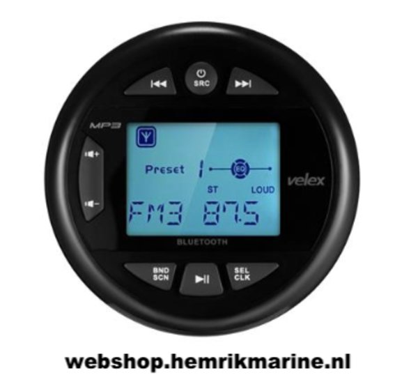 Velex Marine Radio Black 4 X 50W