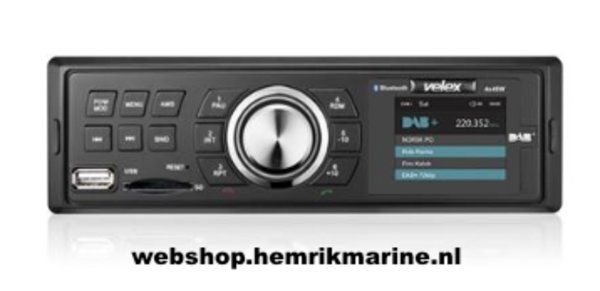 Velex Marine DAB+ Media Radio 2,5 inch TFT