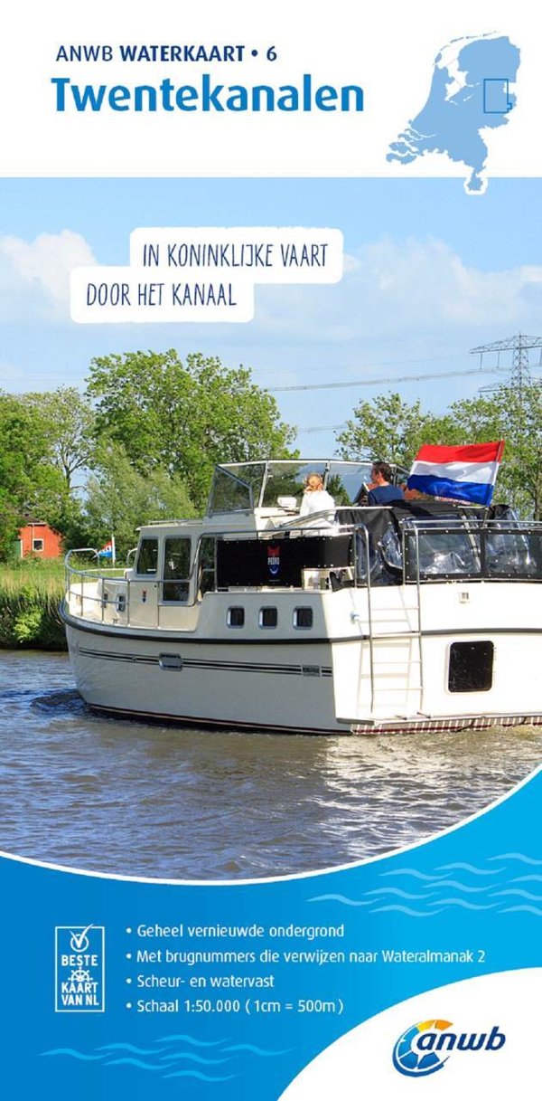 Waterkaart ANWB 6 - Twentekanalen