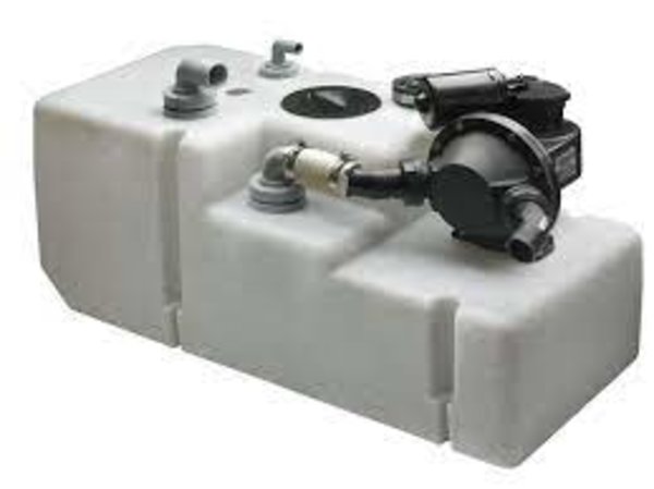 VETUS vuilwatertanksysteem 42 liter, incl. 12 Volt pomp & sensor