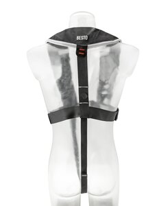 Besto Comfort Fit 180N met harnas zwart/ grijs