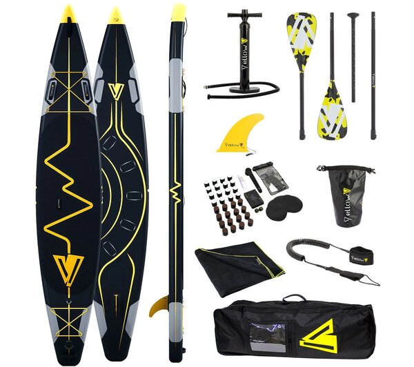 Yellow V Heartbeat 13 SUP board sportieve tourer